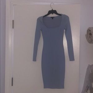 Baby blue Midi dress